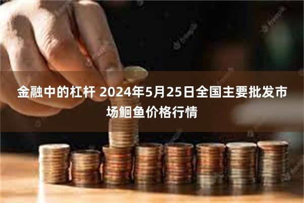 金融中的杠杆 2024年5月25日全国主要批发市场鮰鱼价格行情