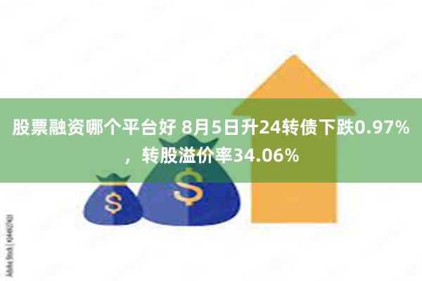 股票融资哪个平台好 8月5日升24转债下跌0.97%，转股溢价率34.06%