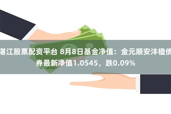 湛江股票配资平台 8月8日基金净值：金元顺安沣楹债券最新净值1.0545，跌0.09%